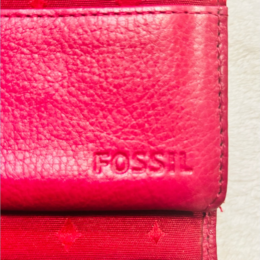 Fossil Maddox Marlow Leather Trifold Wallet, Beautiful Condition EUC - Picture 5 of 12